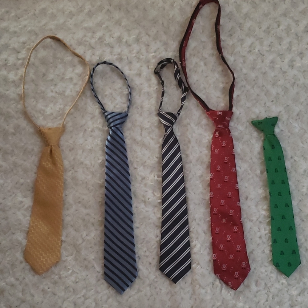 5 Little boys ties